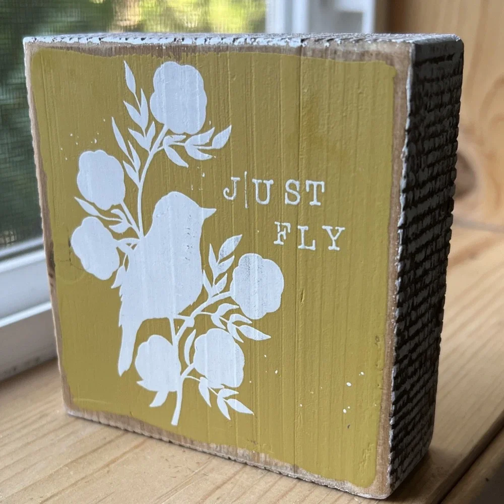 Distressed Farmhouse Wood Plaque 
